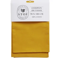 Coupon tissu coton 70x100cm orange < Gifi Online