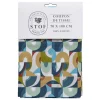 Coupon tissu imprimé abstrait 70x100cm coton bleu multicolore < Gifi Best
