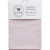 Coupon tissu imprimé Pallinou 70x100cm coton rose poudré et blanc < Gifi Outlet