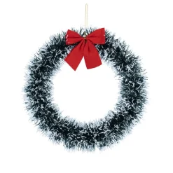 Couronne de Noël avec noeud rouge Ø30cm
