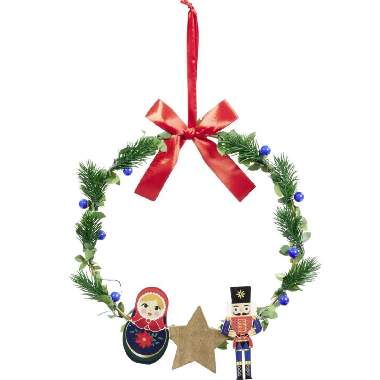 Couronne de Noël Fantasia à suspendre H29cm < Gifi Online