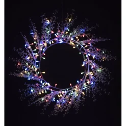 Couronne de Noël lumineuse 200 LED blanche Ø40cm < Gifi Clearance
