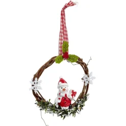 Couronne en bois à suspendre Noël < Gifi New