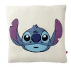 Coussin carré Disney bouclette motif personnage brodé 40x40cm (2 modèles) < Gifi Outlet