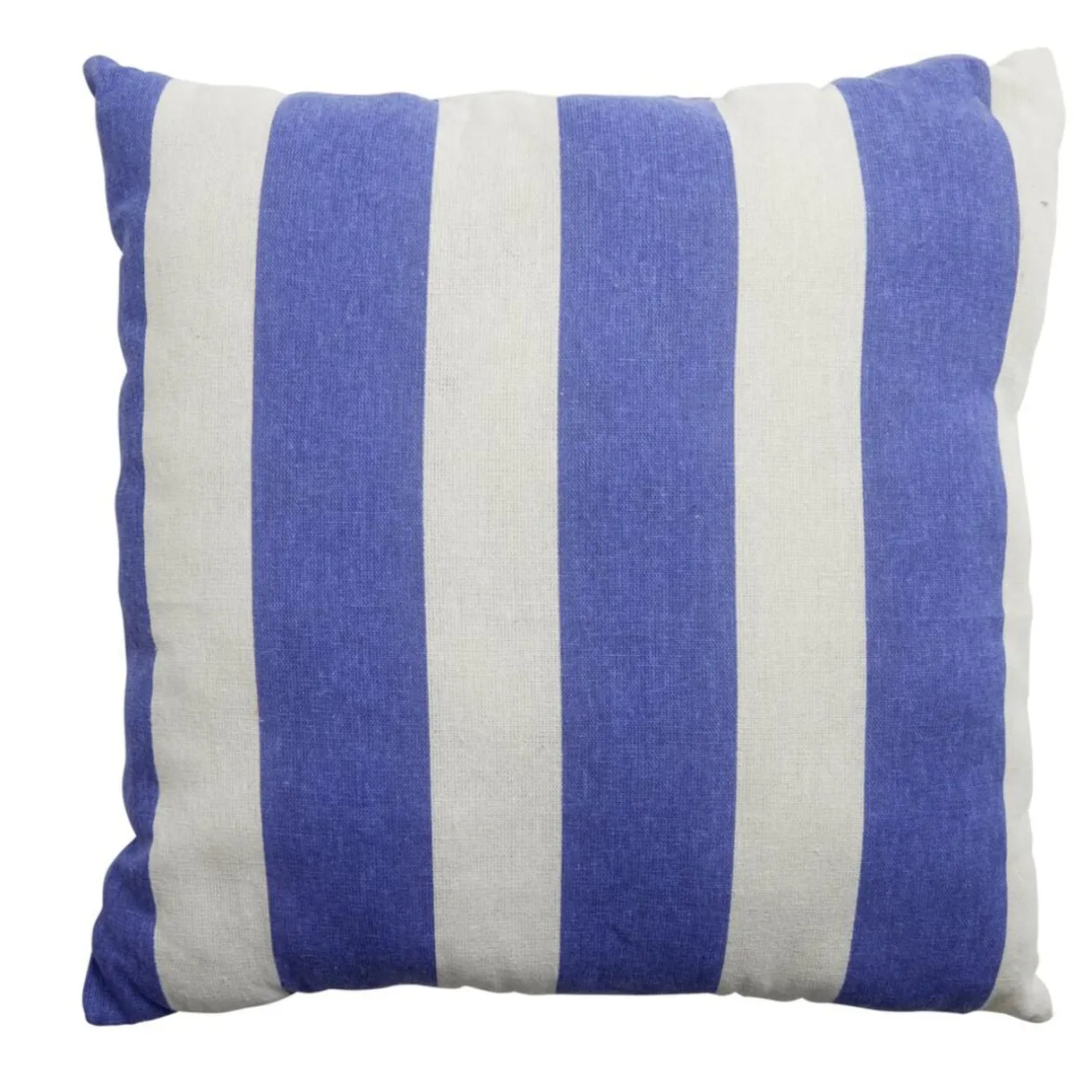 Coussin carré déperlant bayadère bleu et blanc 40x40cm < Gifi Outlet