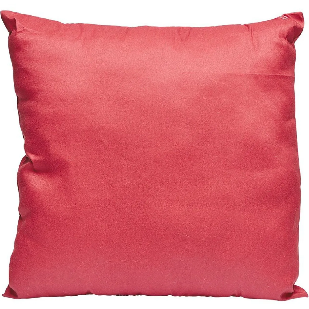 Coussin carré en polyester rouge < Gifi New