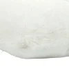 Coussin carré imitation fourrure poils longs L45X45Xép.8 cm blanc < Gifi Discount