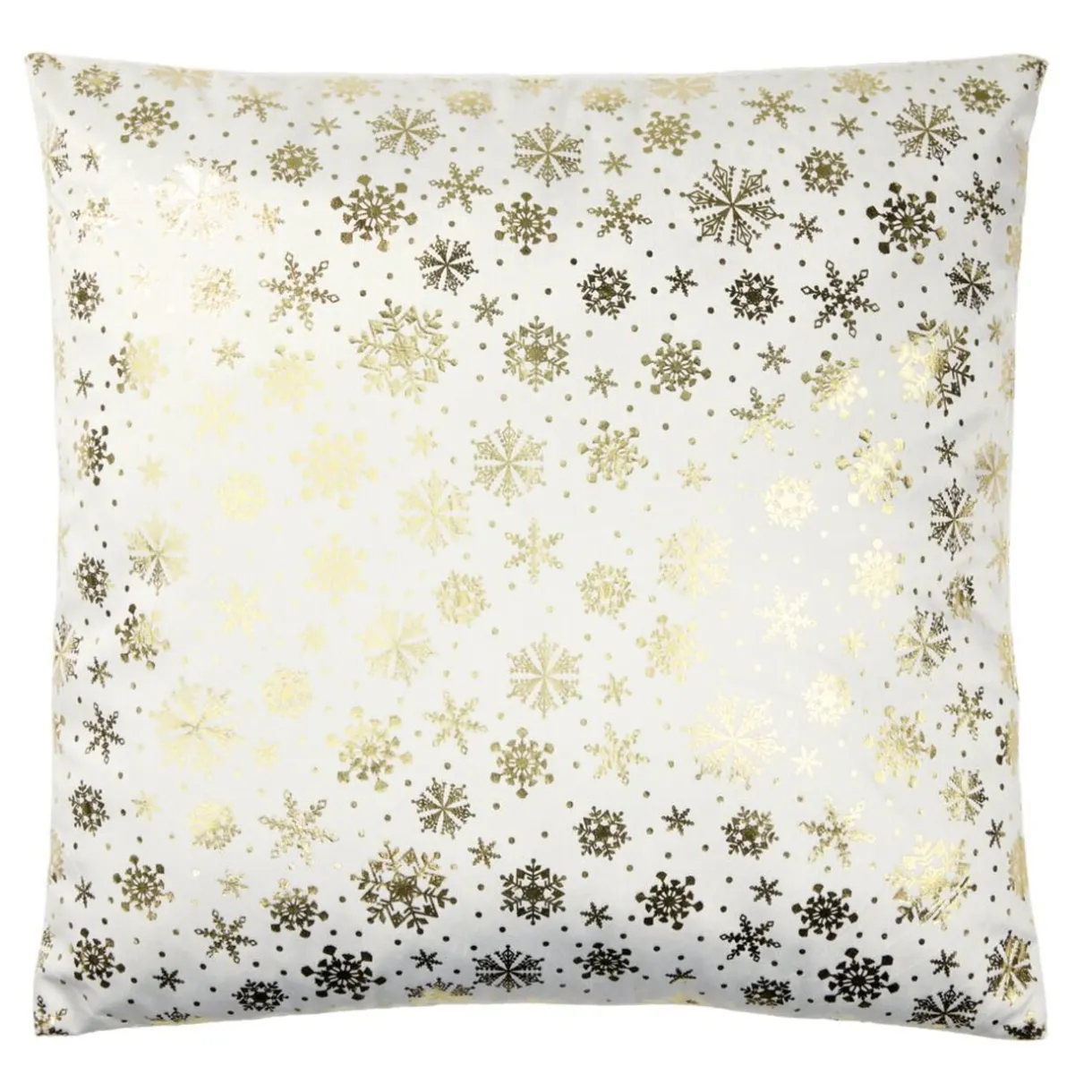 Coussin carré imitation velours imprimé Noël L45X45XH10 cm (2 modèles rouge ou blanc) < Gifi Outlet