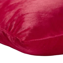 Coussin carré imitation velours imprimé Noël L45X45XH10 cm (2 modèles rouge ou blanc) < Gifi Outlet