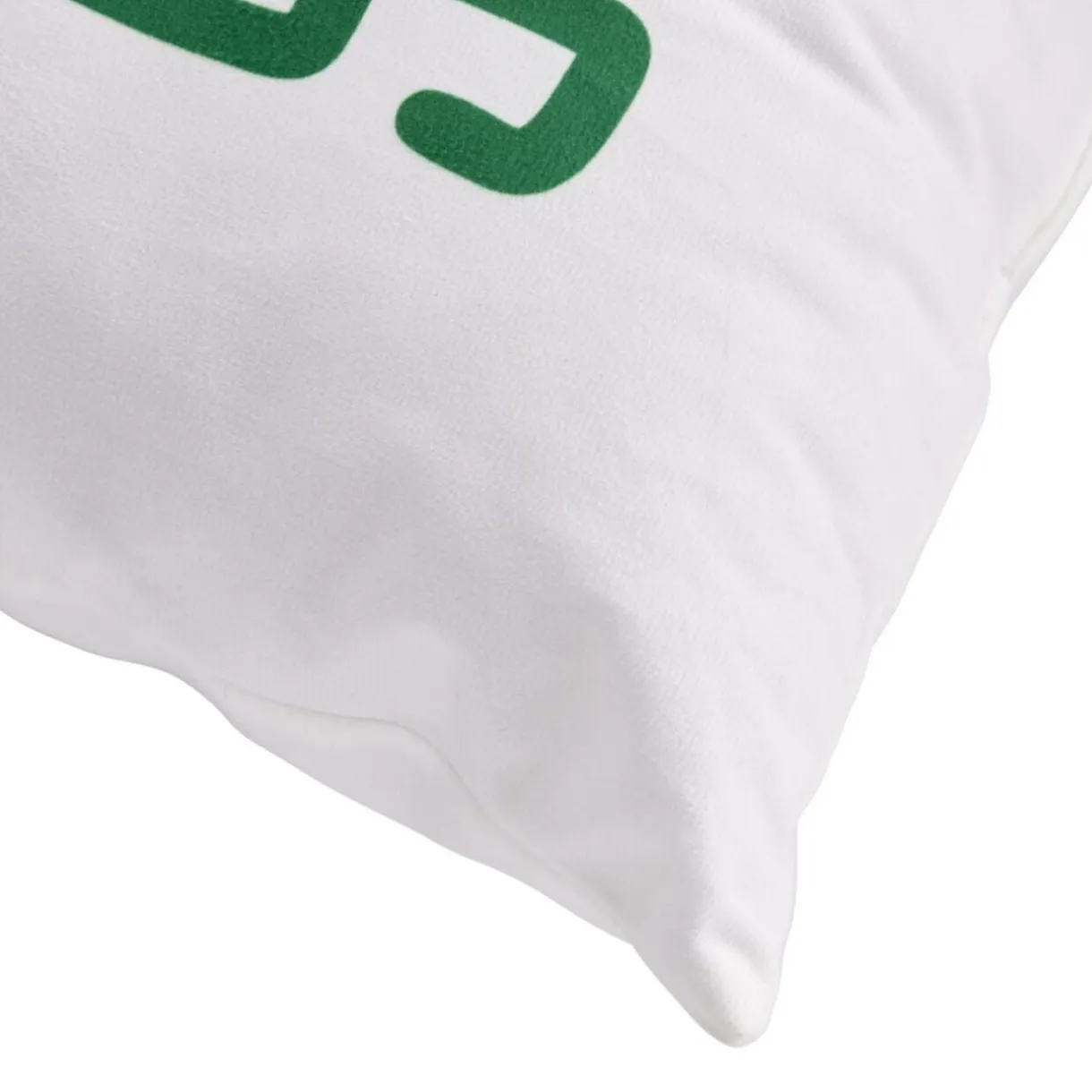 Coussin carré inscription Chili Spicy motif piment blanc vert rouge 40x40cm < Gifi Online