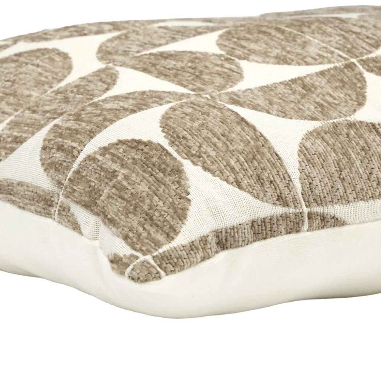 Coussin carré motif effet velours biface 40x40cm (2 modèles)