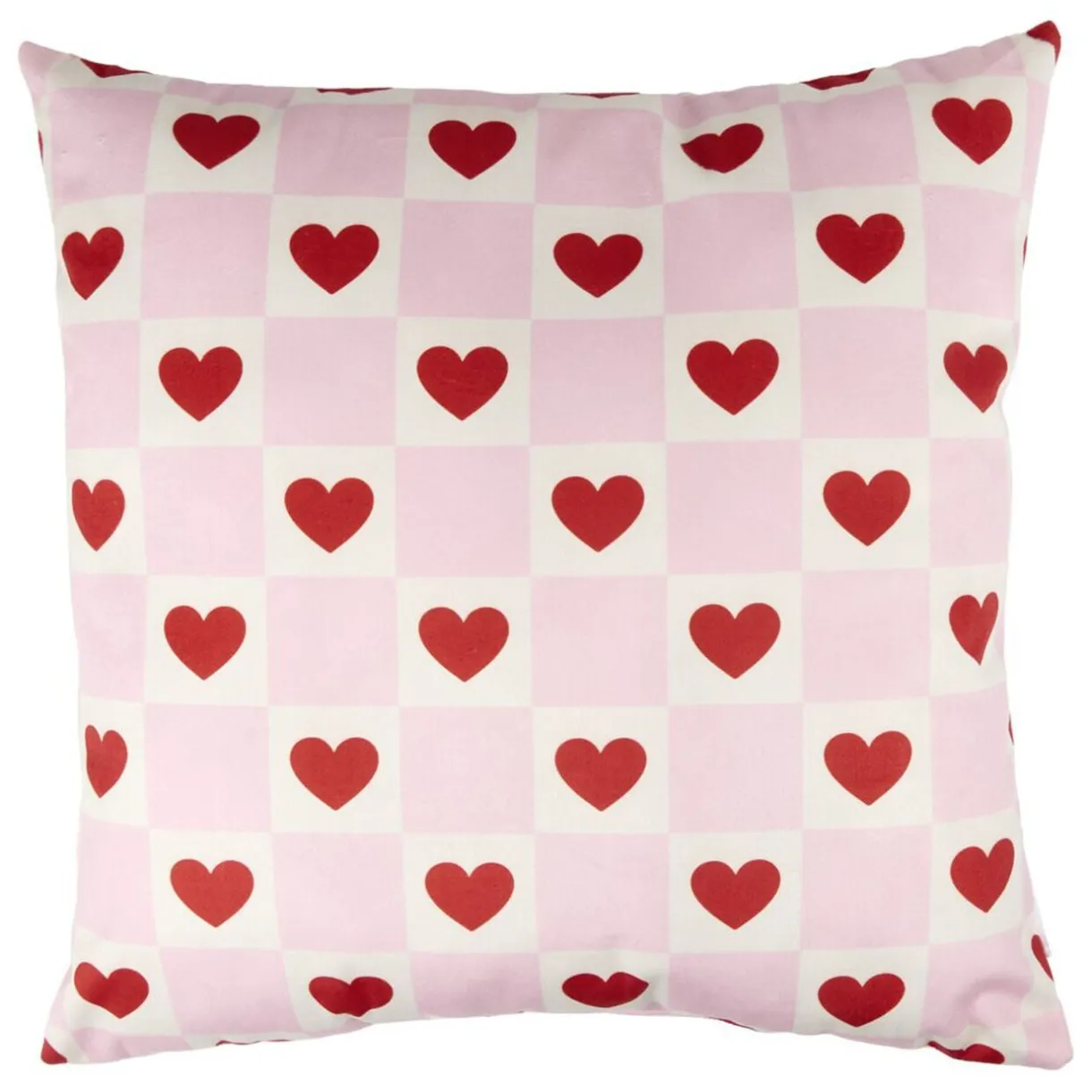 Coussin carré thème amour rouge et rose 40x40cm (3 modèles) < Gifi Hot