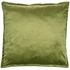 Coussin carré velours contour à volant 60x60cm (3 modèles) < Gifi Discount