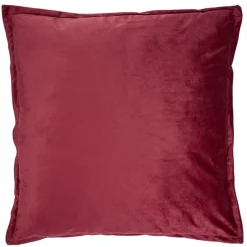 Coussin carré velours contour à volant 60x60cm (3 modèles) < Gifi Discount