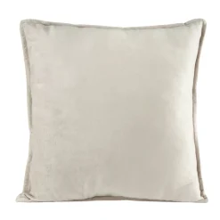 Coussin carré velours uni 45x45cm (2 modèles)