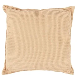 Coussin déco nid d'abeille 45x45cm orange < Gifi Sale