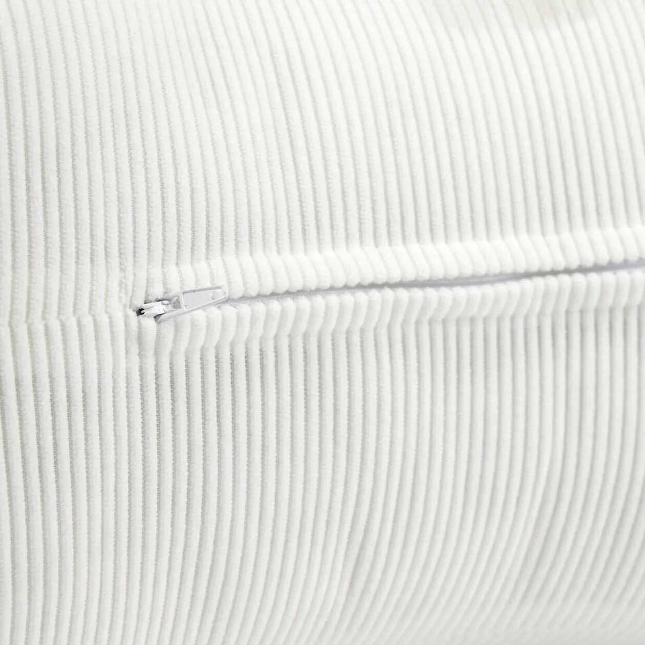 Coussin de dos polyester côtelé 55x35xÉp10cm (2 modèles vert ou blanc)