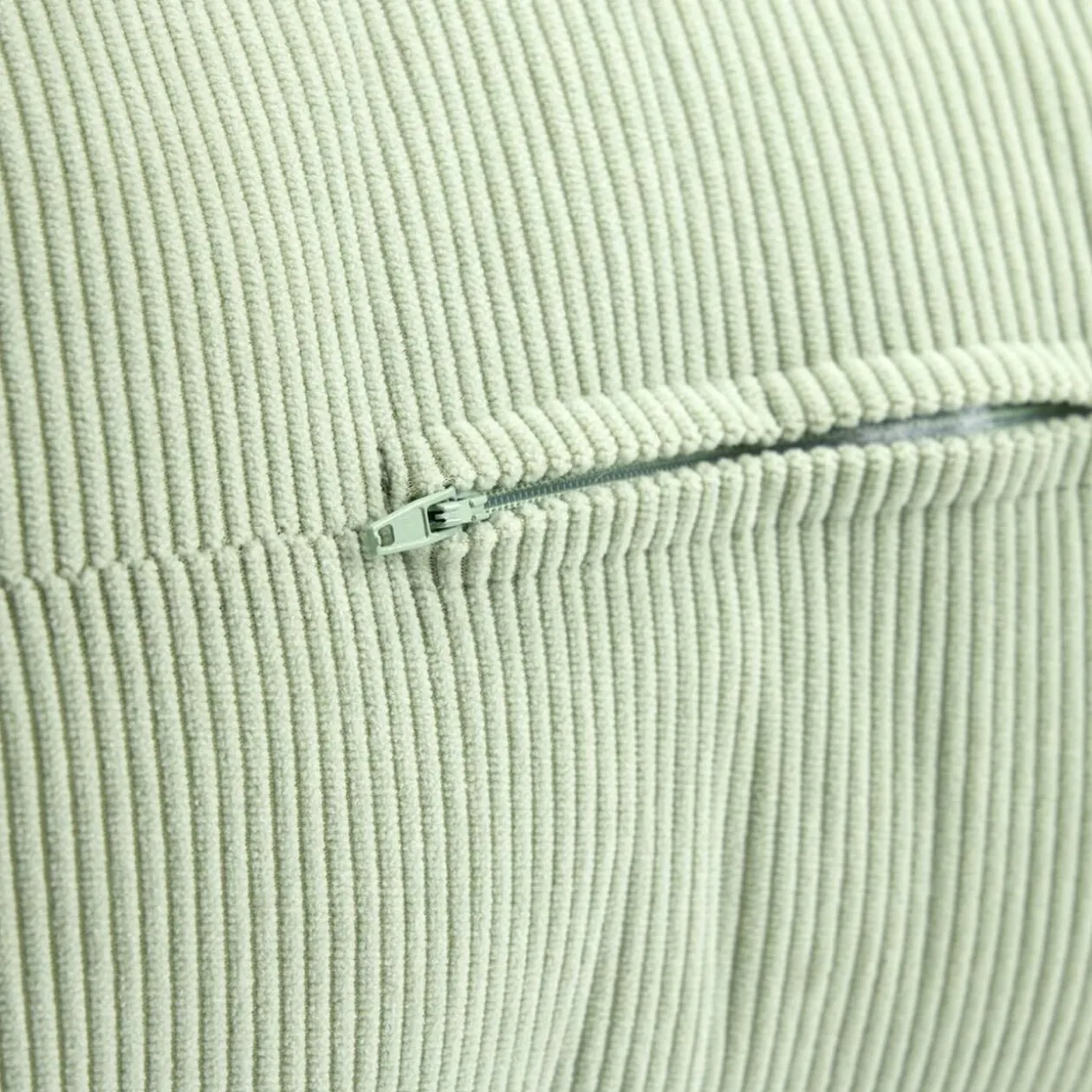 Coussin de dos polyester côtelé 55x35xÉp10cm (2 modèles vert ou blanc)