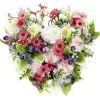 Coussin de fleurs forme coeur - Fleurs artificielles - Rose < Gifi Hot