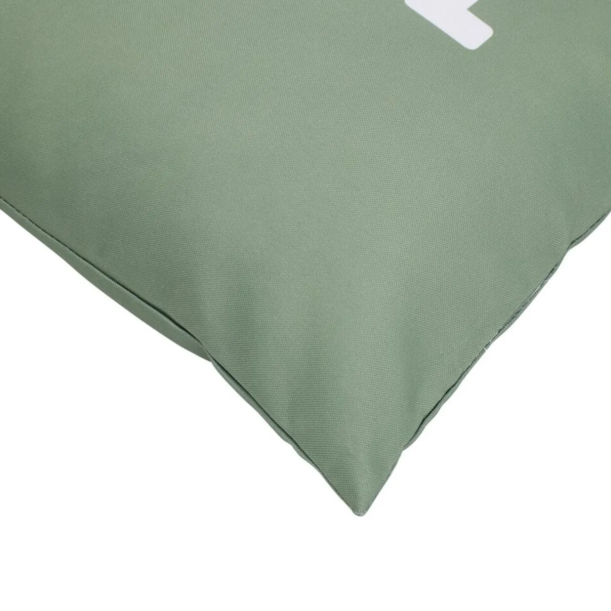 Coussin de jardin rectangulaire Monsieur apéro soleil vert et blanc 40x60cm < Gifi Clearance