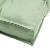 Coussin de sol assise carrée matelassée vert 45x45cm