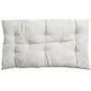 Coussin de sol rectangulaire blanc écru 60x120cm < Gifi Discount