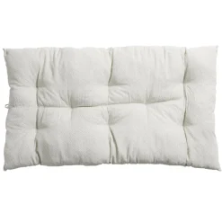 Coussin de sol rectangulaire blanc écru 60x120cm < Gifi Discount