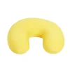 Coussin de voyage microbille jaune