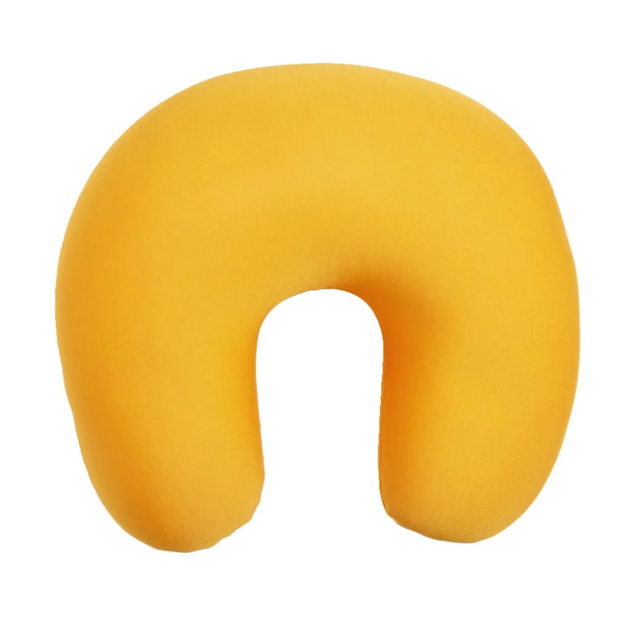 Coussin de voyage microbille orange < Gifi New