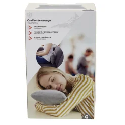 Coussin de voyage mémoire de forme gris < Gifi Clearance