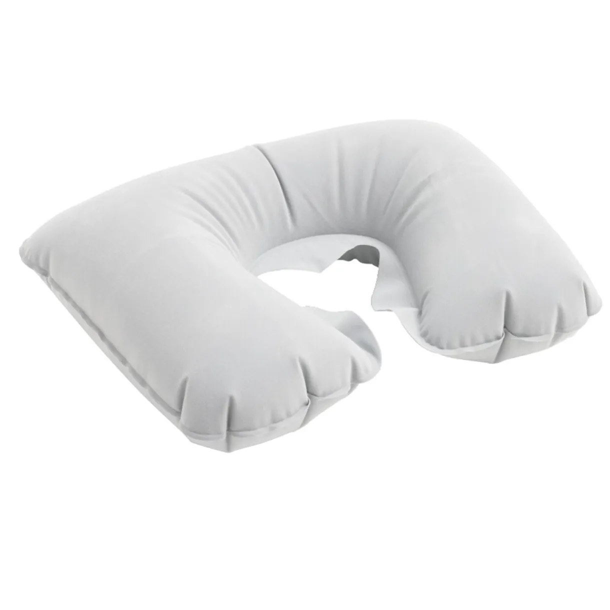Coussin de voyage tour de cou gonflable gris 27x39,5cm < Gifi Best