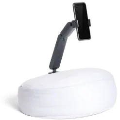 Coussin ergonomique avec support porte-téléphone