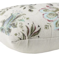 Coussin rectangulaire motif végétal Indie effet toile de jute 30x50cm (2 modèles) < Gifi Hot