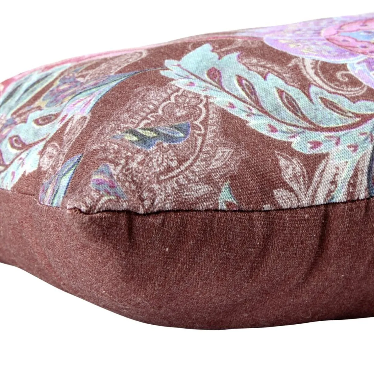 Coussin rectangulaire motif végétal Indie effet toile de jute 30x50cm (2 modèles) < Gifi Hot