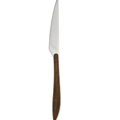 Couteau acier 23cm manche marron < Gifi Discount