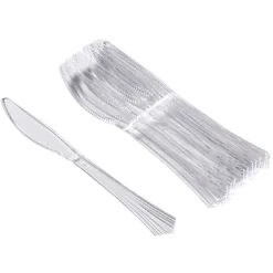 Couteau en plastique transparent x12 < Gifi Sale