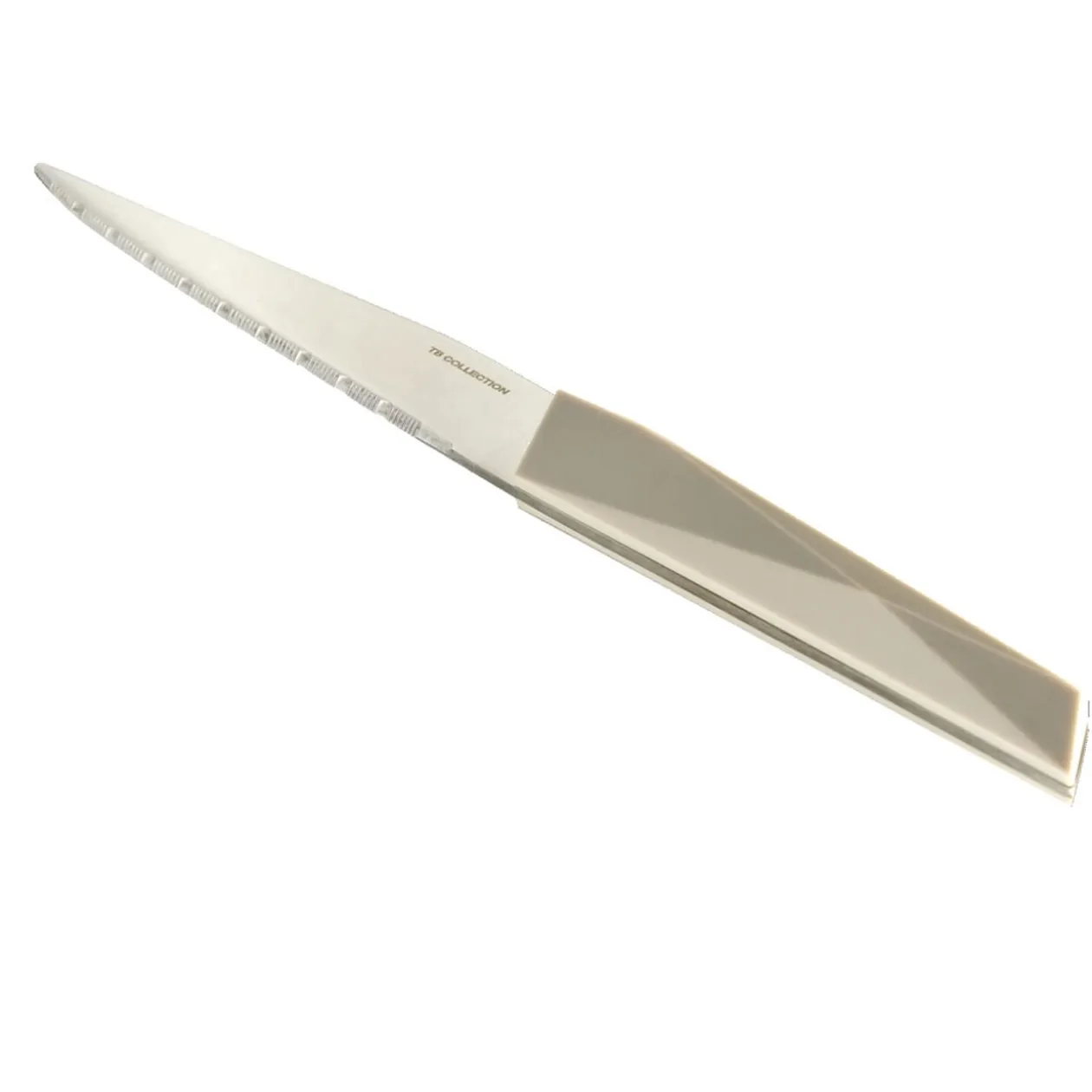 Couteau à steack inox manche plastique (3 modèles)