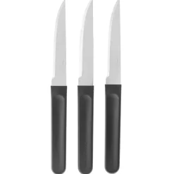 Couteau à steack lame microdentée x3
