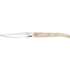 Couteau à steak inox Laguiole noir ou naturel