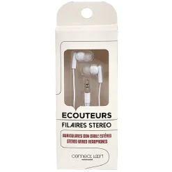 Écouteur filaire intra auriculaire L. 120 cm < Gifi Clearance