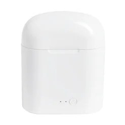 Écouteurs Bluetooth avec étui de charge blanc