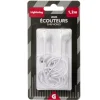 Écouteurs filaires USB lumineux noirs et blancs L120cm < Gifi Online