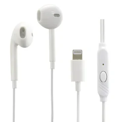 Écouteurs filaires USB lumineux noirs et blancs L120cm < Gifi Online