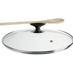 Couvercle anti éclaboussures en verre trempé Ø28 cm < Gifi Hot