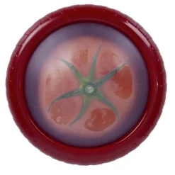 Couvercle conserve tomate en silicone et abs - Ø13xH2,5cm