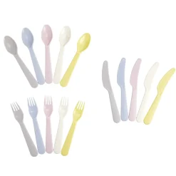 Couvert à pique-nique 5 personnes L9cm (15 pièces) < Gifi Discount
