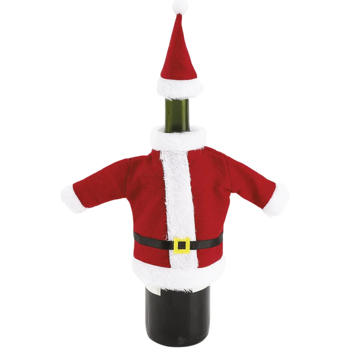 Couvre bouteille de vin forme costume de Noël < Gifi Hot