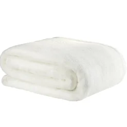 Couvre lit 2 personnes sherpa blanc 220x240cm < Gifi Clearance