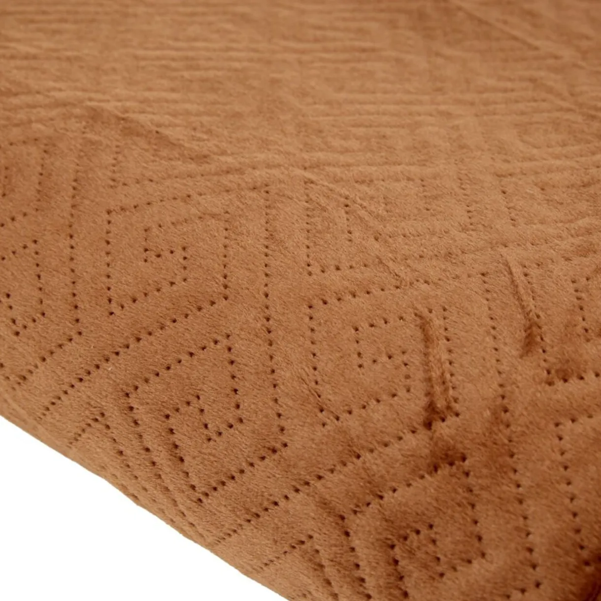 Couvre-lit 2 personnes velours matelassé 220x240cm (2 modèles) < Gifi Online