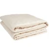 Couvre lit 2 personnes velours en pinsonic 220x240cm beige ou marron < Gifi Clearance